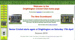 Desktop Screenshot of drighlingtoncc.org.uk